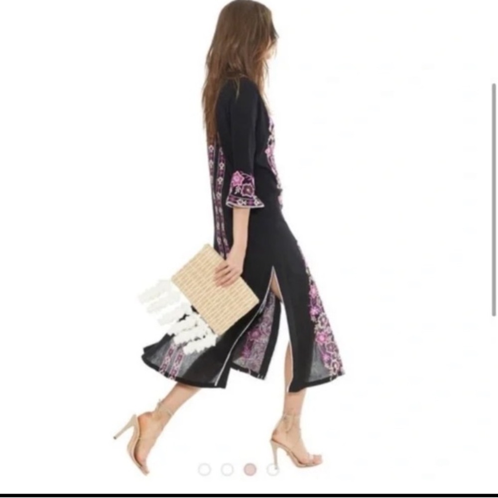 Misa Los Angeles Black Embroidered Dress - Picture 14 of 14
